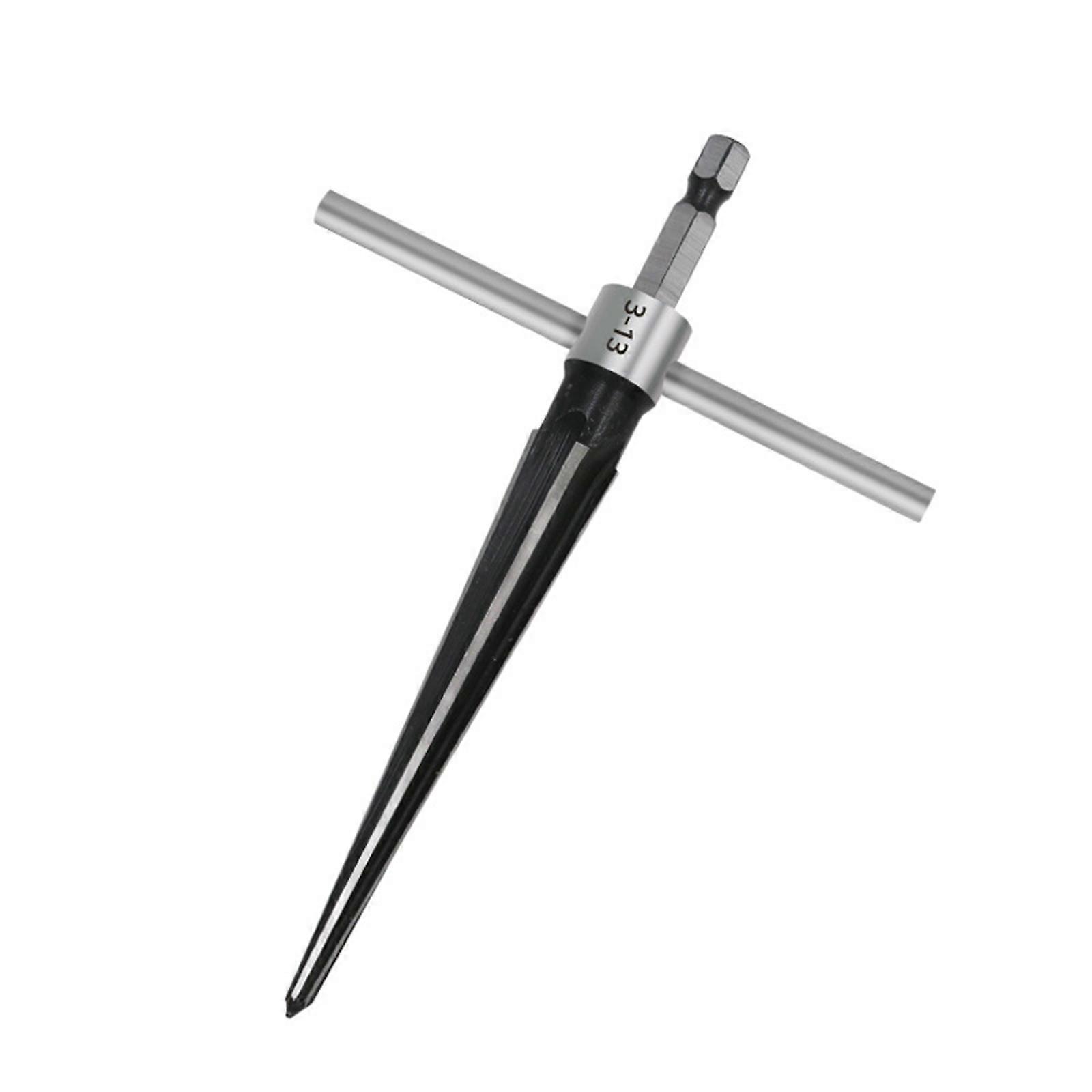 Tapered Reamer T Handle Detachable Reaming Tool Achieve Clean and Accurate Holes Enlarge 3 to 13mm