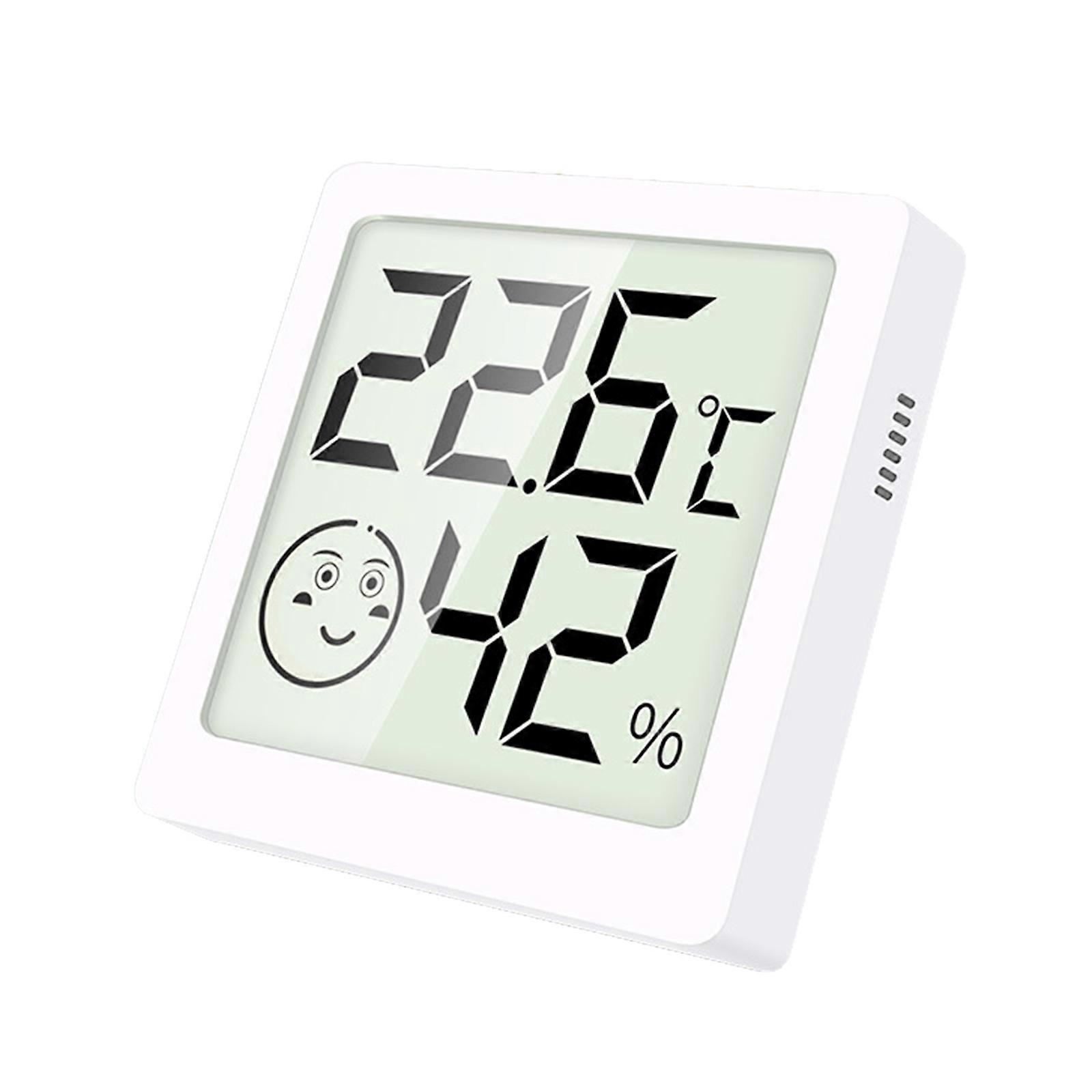 Digital Hygrometer Indoor Thermometer Humidity Meter Room Thermometer with Magnet Temperature Humidity Monitor White