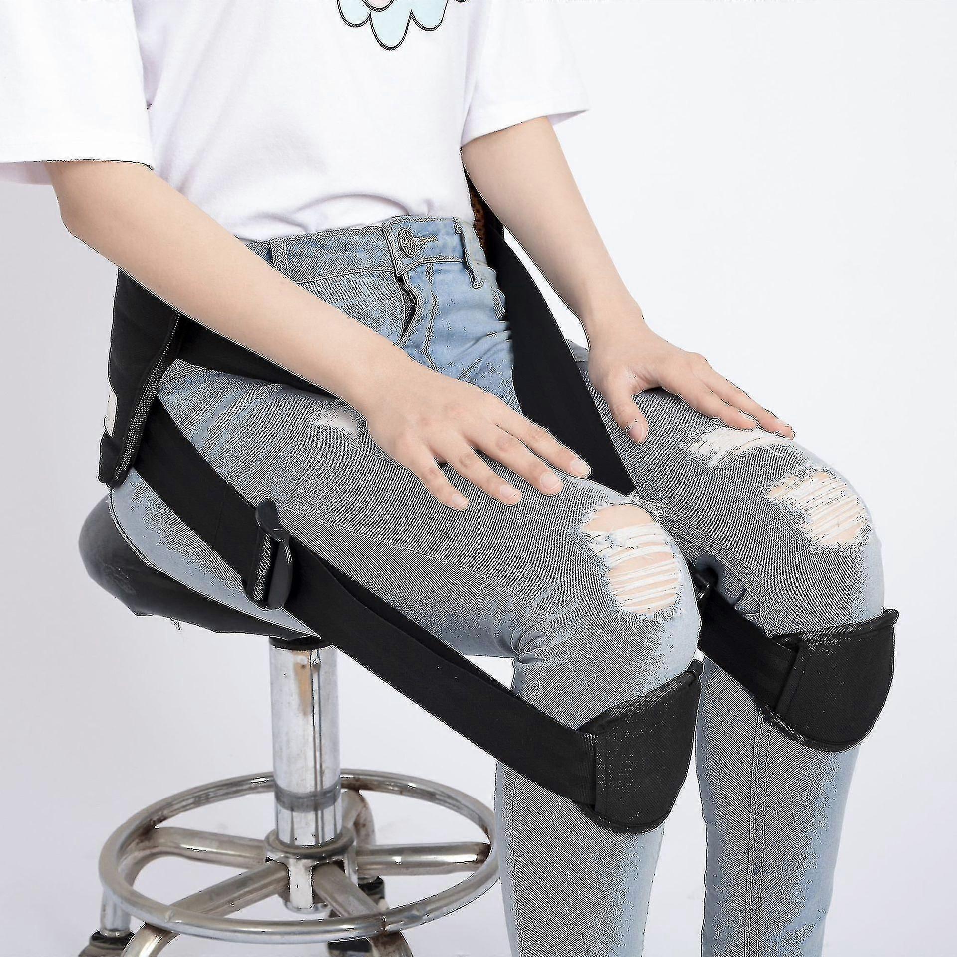 Correct Back Posture While Sitting ( Recommended For Back Pain Makes Every Chair Ergonomic Lumbar Support, Adjustable Straps)