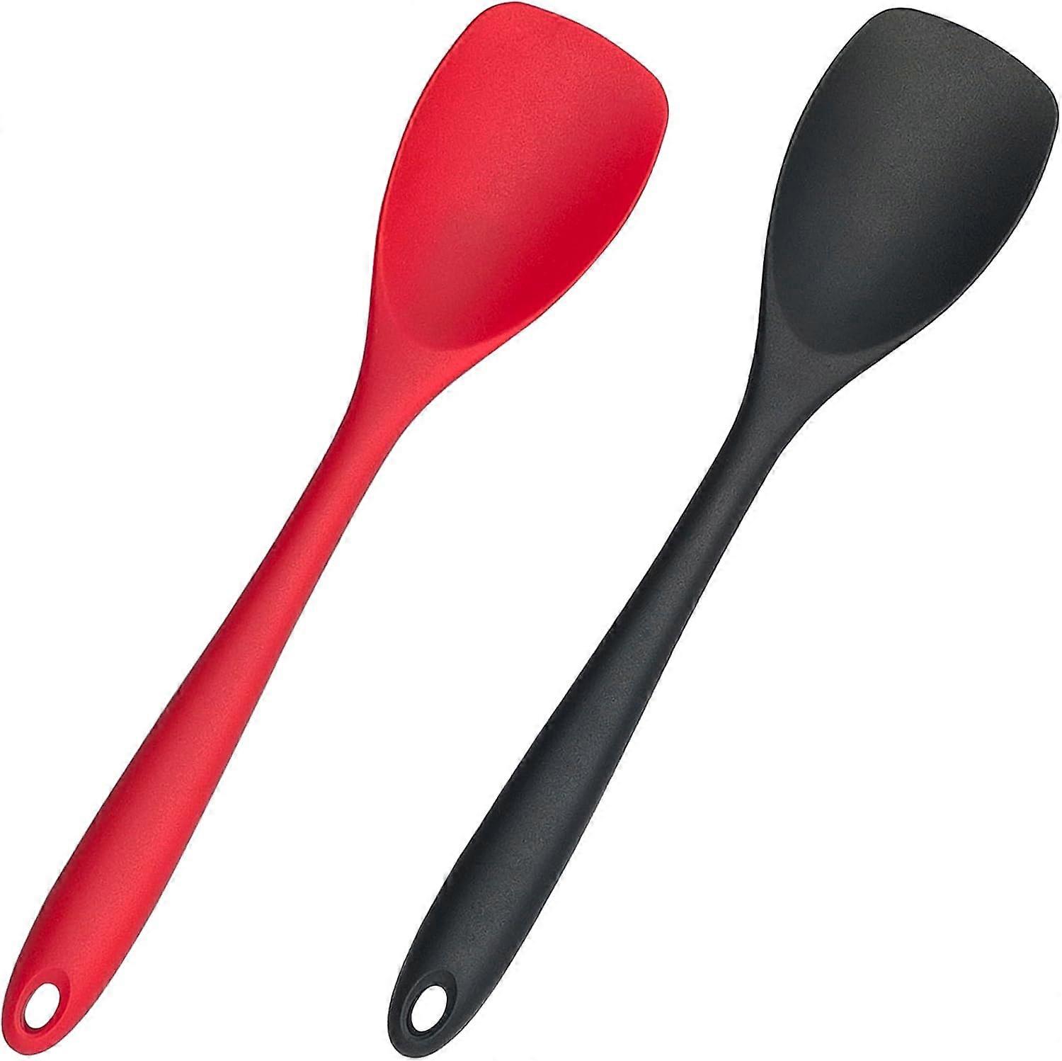 Hangable Heat-Resistant Non-Stick Silicone Spoon