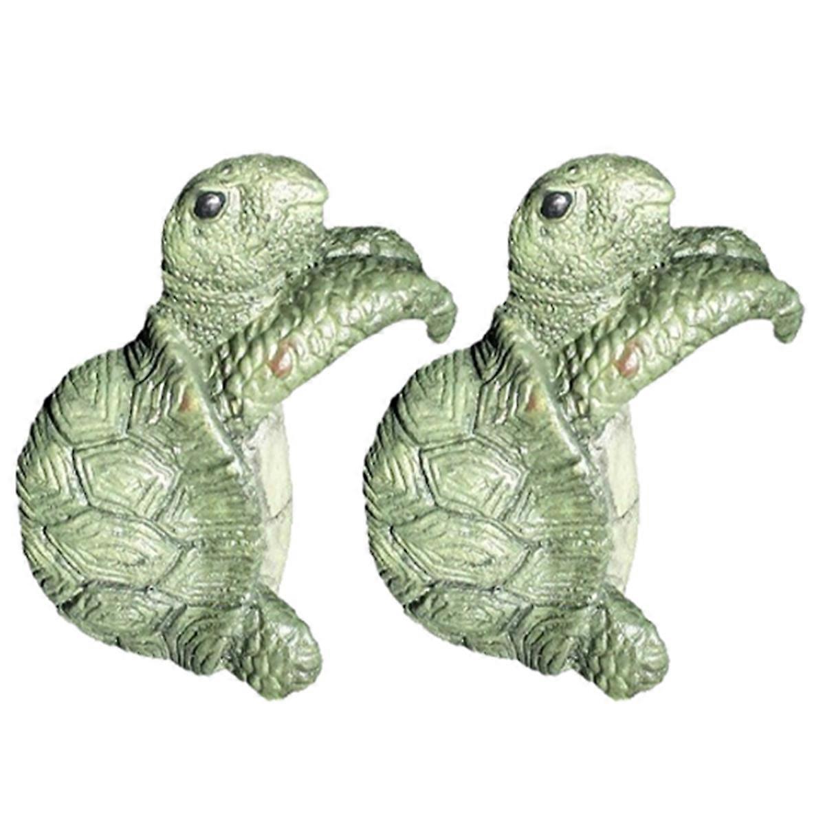 Simulation of Marine Animal Turtle Resin Sculpture Ornaments Garden Courtyard Flower Pot Decoration