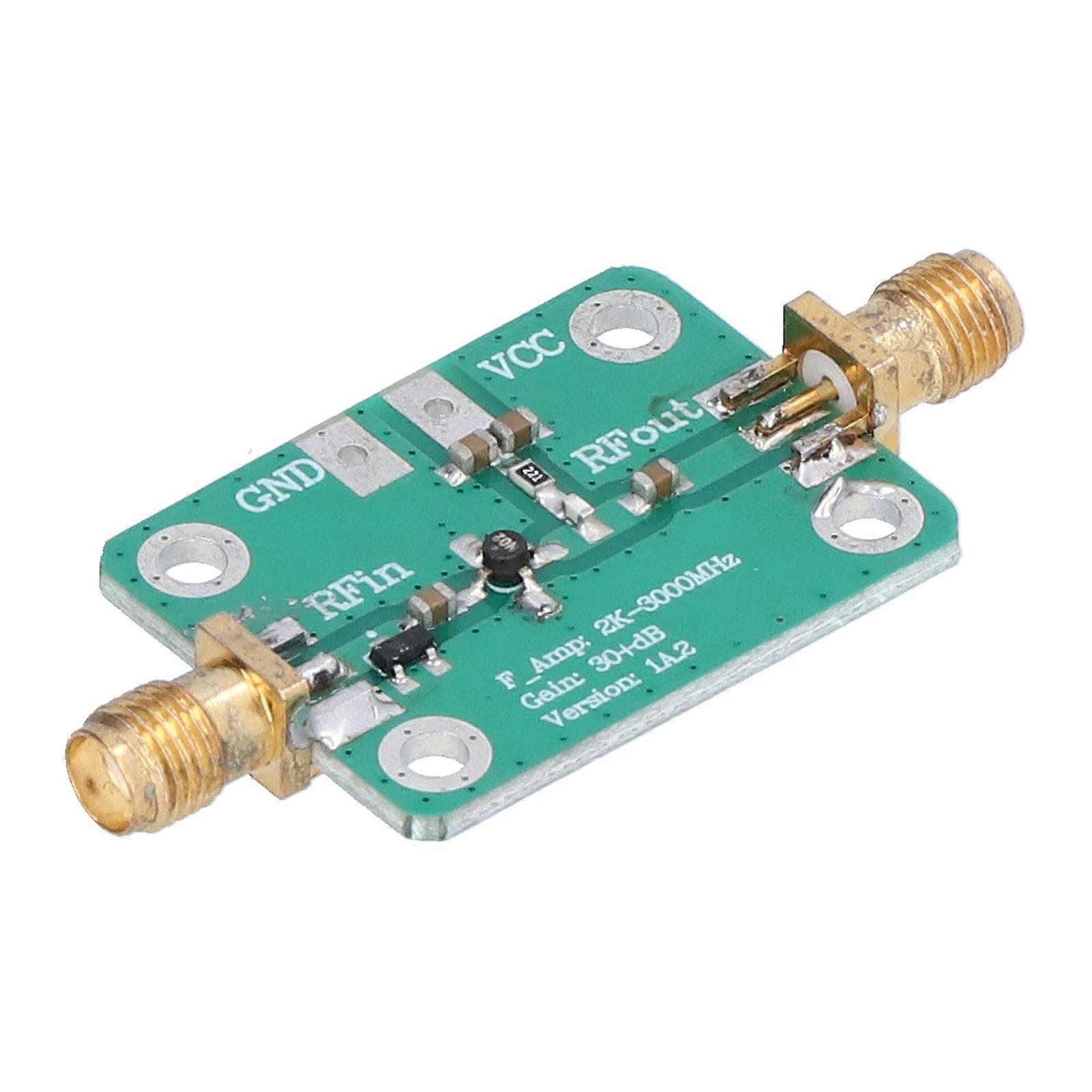 RF Amplifier Low Noise LNA Module Board Broadband High Gain 32dB 2K‑3000MHz Accessory