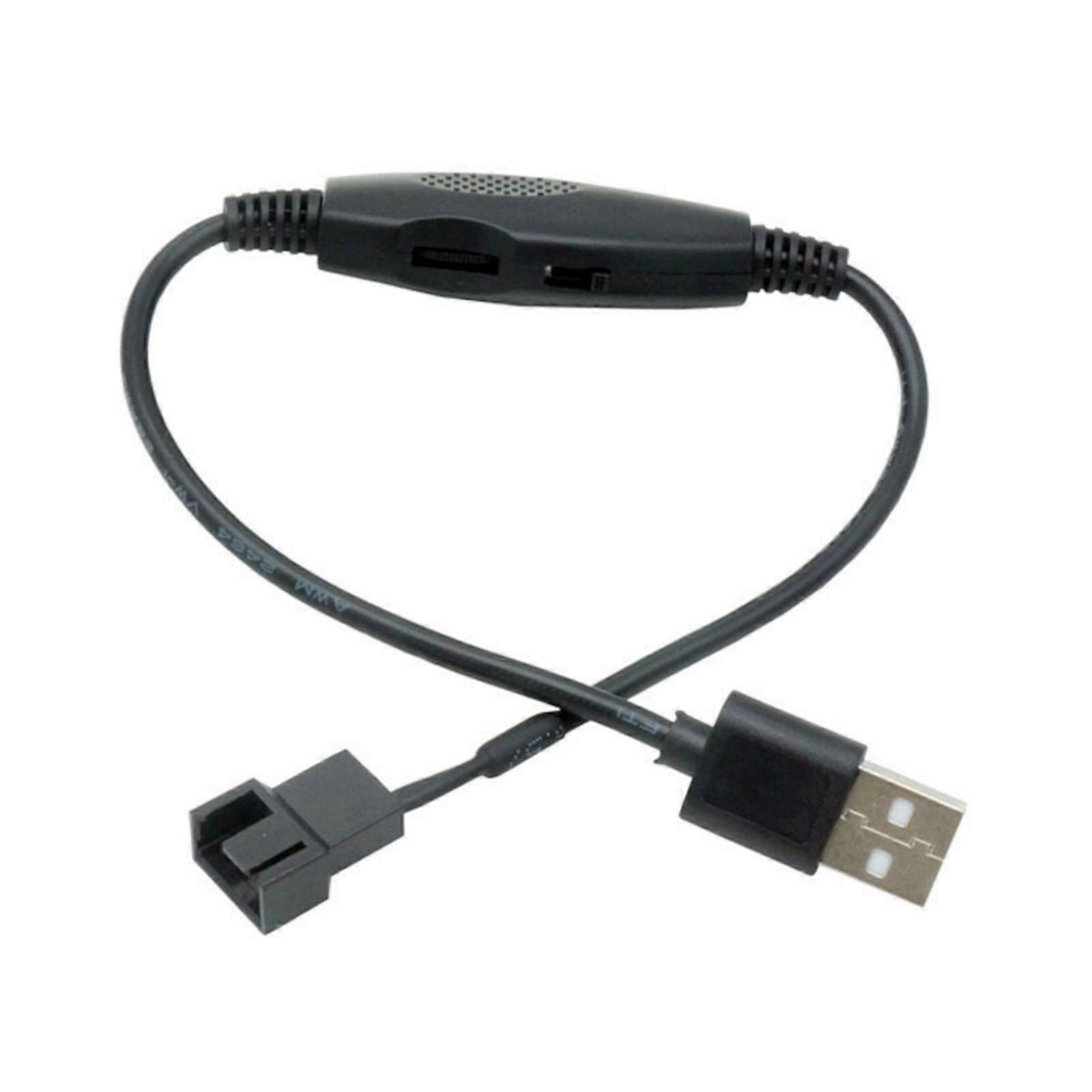 USB zu 4Pin PWM 5V USB Sleeved Lüfter USB zu 4Pin Gehäuse Lüfter Adapter Connector Kabel Netzteil Kabel Ersatz