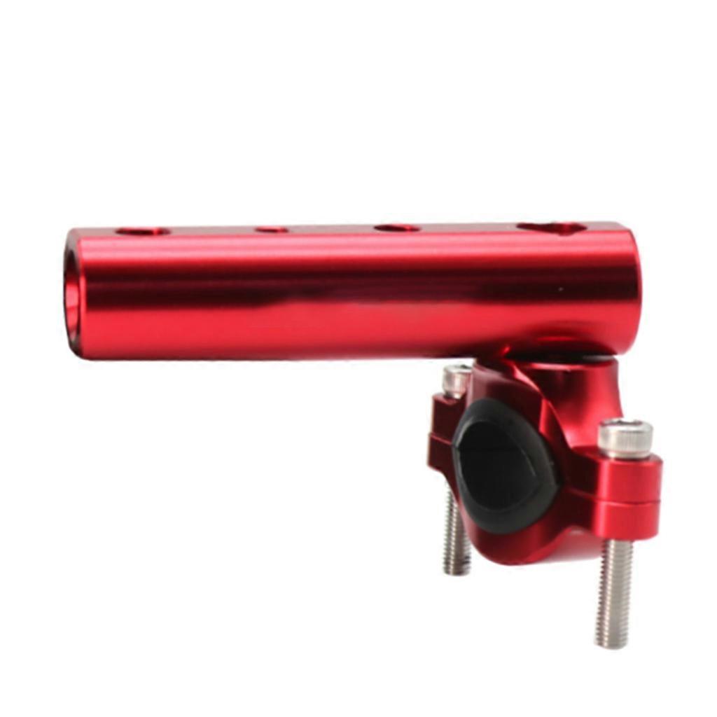 Rearview Mirror Lamp Bracket Motorcycle Headlight Mount Bracket Holder Universal Rearview Mirror Lamp Bracket Red
