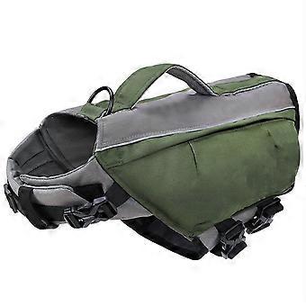 Traje de baño para perros con flotabilidad superior Mango de rescate Salvavidas Dispositivo de flotación Chalecos salvavidas para perros para natación Abrigo flotante S Rojo