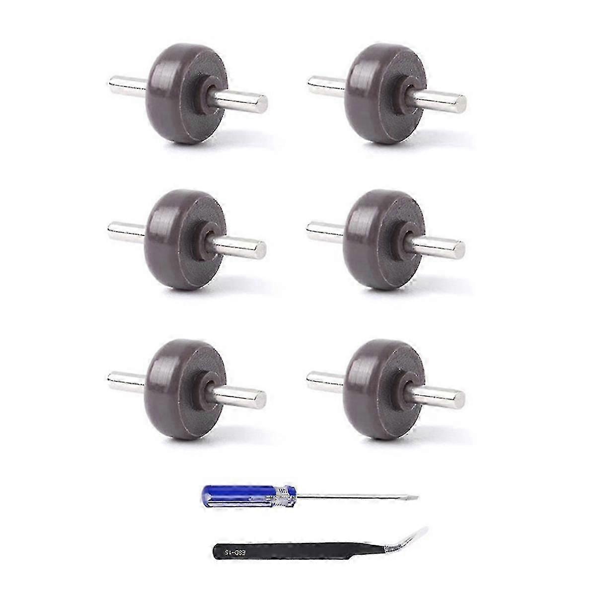 Direct Drive Head Wheels with Widened Rollers and Axles for V6 V7 V10 V11 Series Vacuum Cleaners