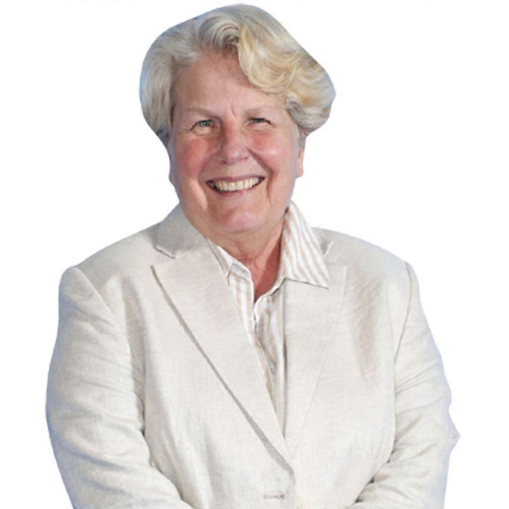 Sandi Toksvig (Yellow Boots) Half Body Buddy Cutout