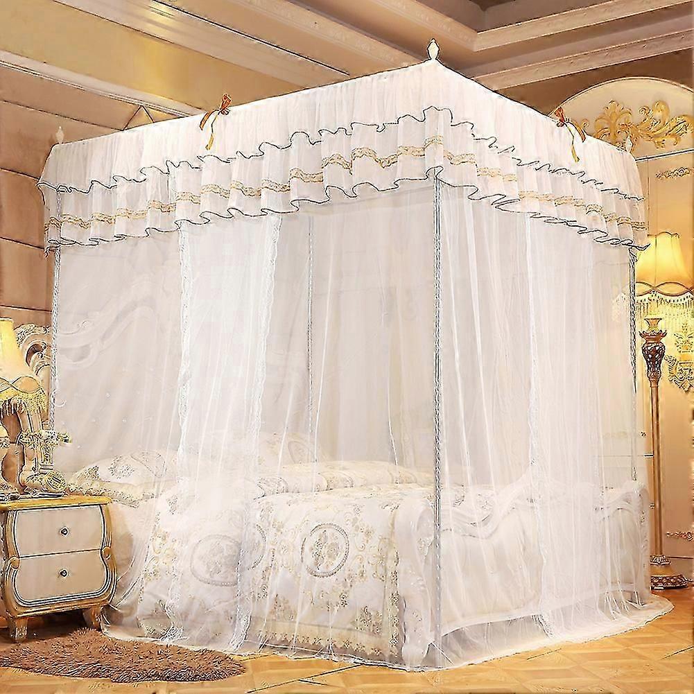 Princess Four Corner Post Bed Canopy Netting Mosquito Net (L)