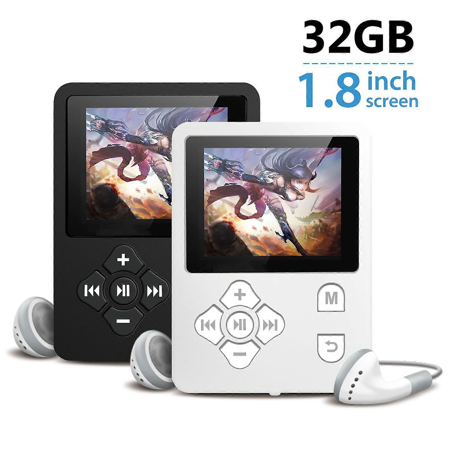 Portable MP3 Music MP4 Player with FM Radio Digital LCD Screen Support up to 32GB TF Card, Supports FM Radio, Voice Recording, TXT E-book and Pictures