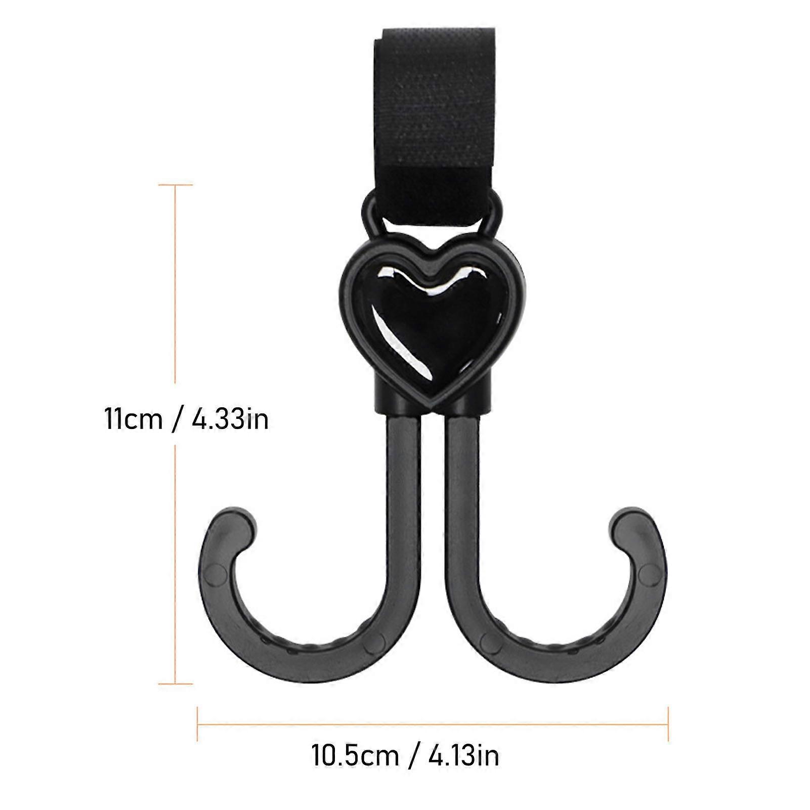 8pcs Universal Double Stroller Hooks ABS PC Multifunctional Set