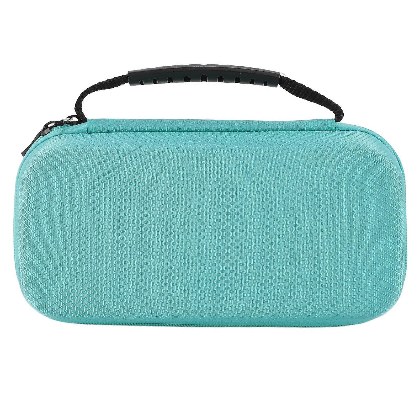 Carrying Case for Switch Lite Large Capacity Impact Resistant Hard Protective Cover Portable Hard Shell Box for Daily Camping Travel Cyan