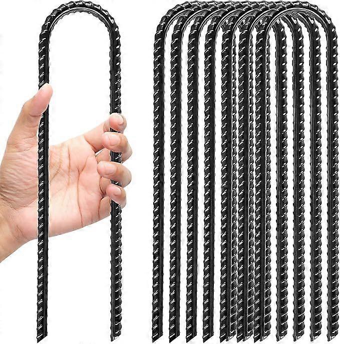 8-pack ground anchors, trampoline, ground anchors (rustproof), ground anchors, tent pegs, 30 cm long, 5 cm wide, tent pegs, storm-proof, ground anchor