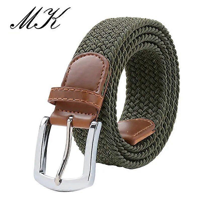 MaiKun Men's Belts for Men belt Metal Pin Buckle Elastic Men Belt Military Tactical Belt