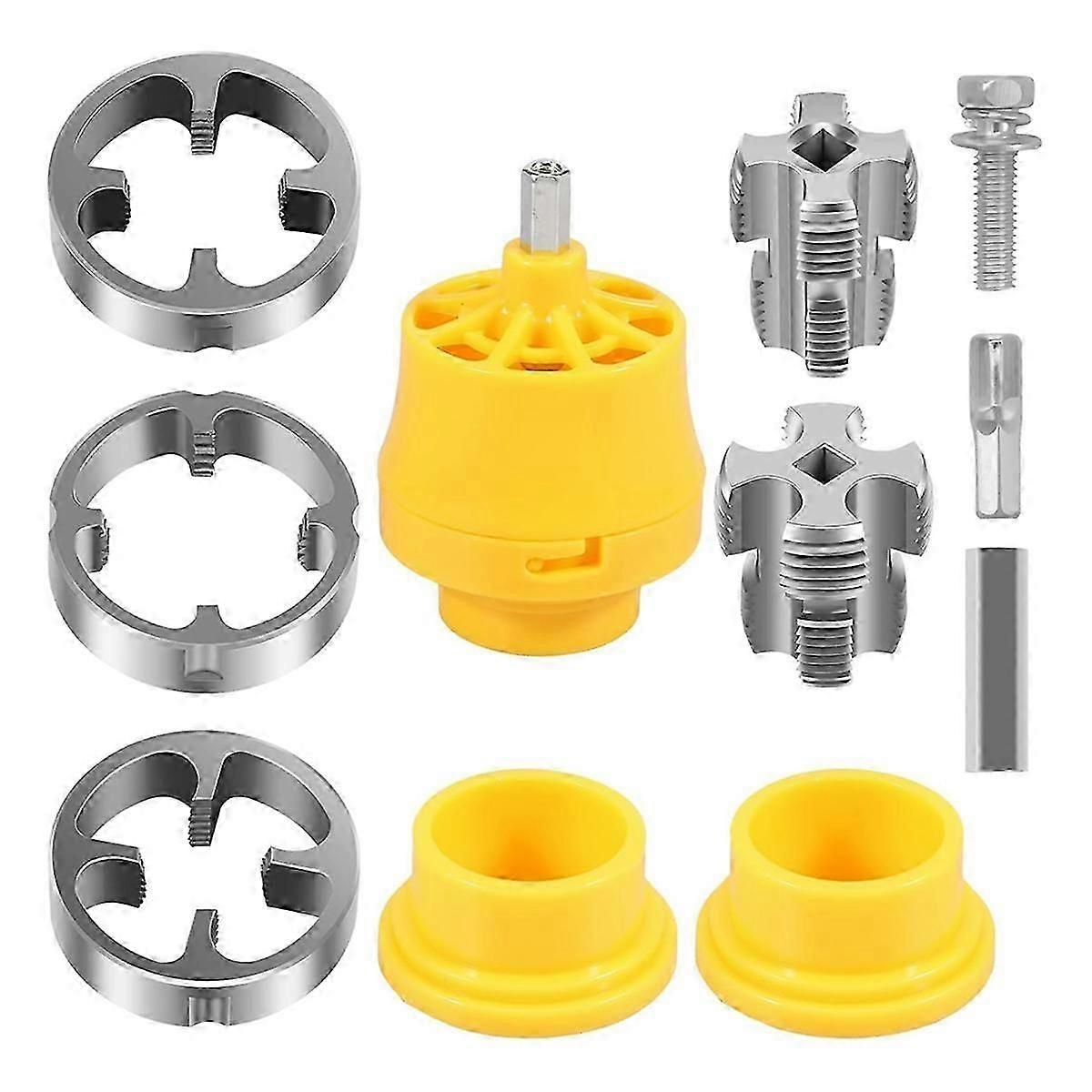 PVC Thread Maker Tool for Electric Drill,PVC Pipe Threader Plumbing Tool,PVC Pipe Threading Plumbing