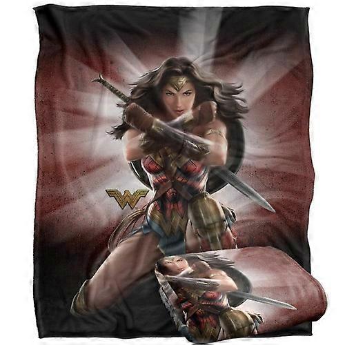 Wonder Woman Pose Blanket