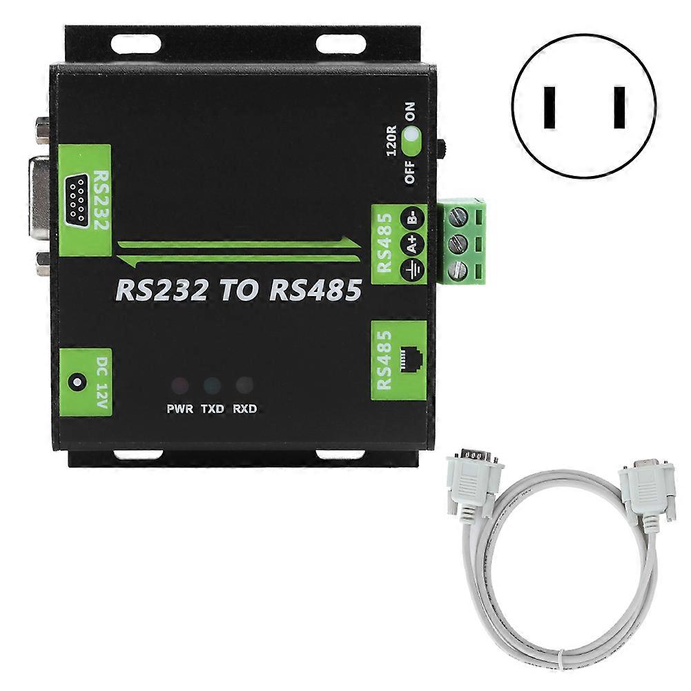 RS232 to RS485 Converter Electromagnetic Isolation Asynchronous 2‑Way Adapter Module