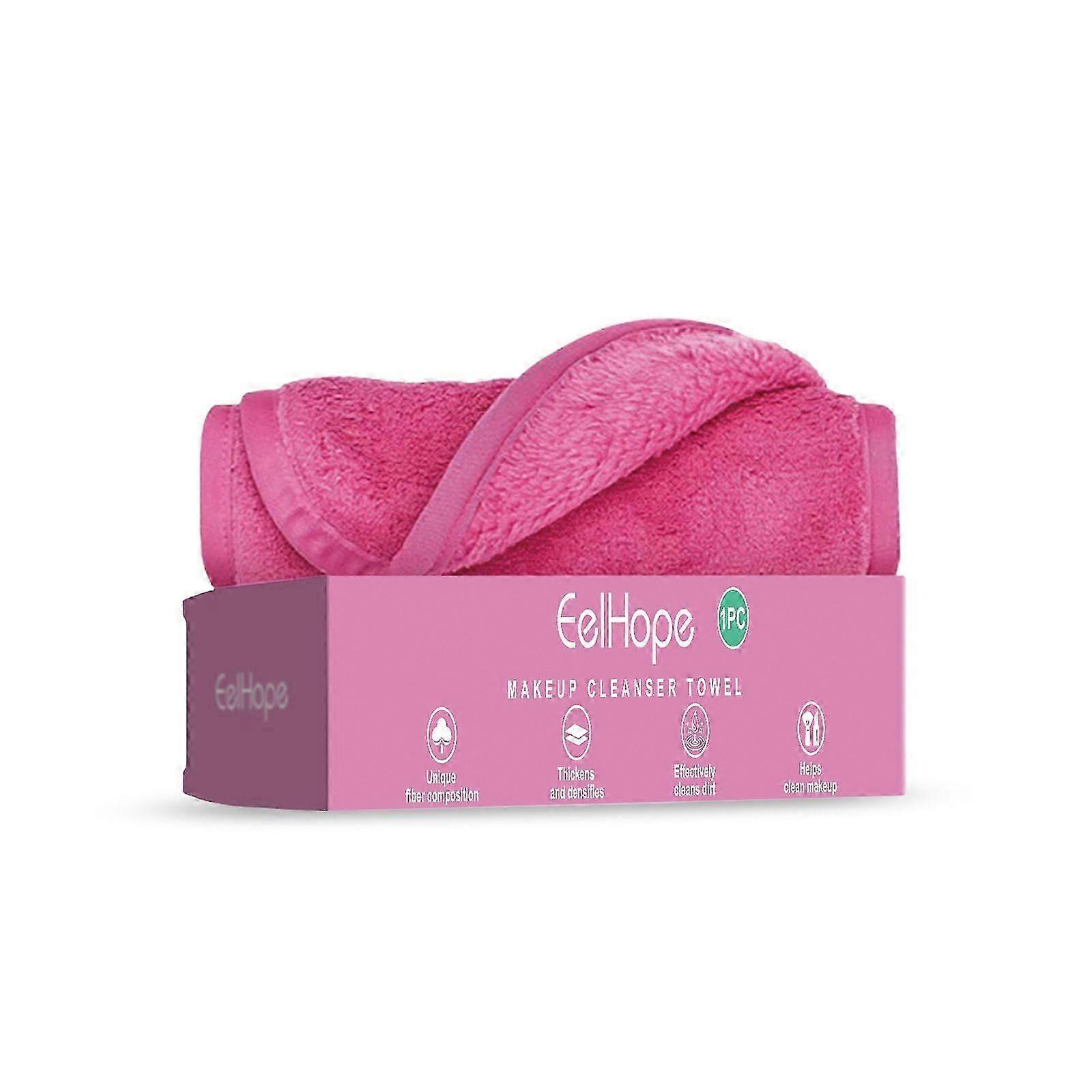 Eelhope Fibre Démaquillant Serviette Visage Maquillage Yeux Nettoyant Doux Démaquillant Nettoyant Serviette Nettoyant Chiffon Visage