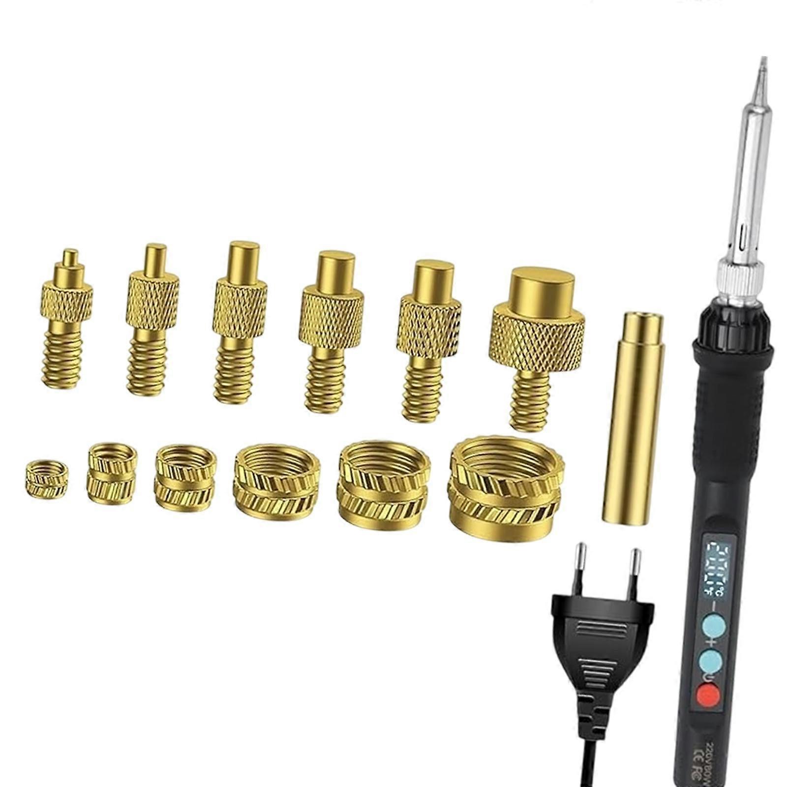 Threaded Inserts Soldering Tips Set Professional Electric Soldering Iron Kit