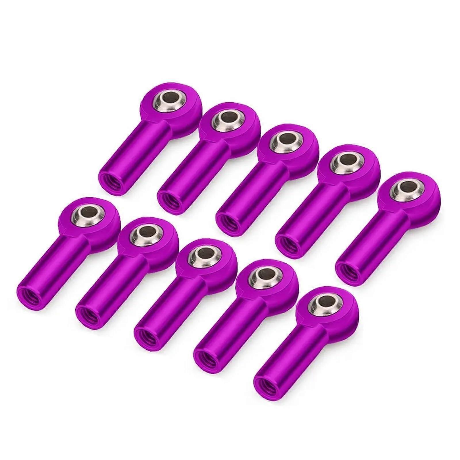 RC Car Accessories Compatible with Axial SCX10 II D90 D110 Tamiya CC01 1/10 Parts M3 Ball Joint(Purple)