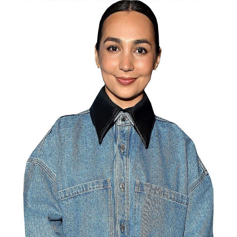 Emily Bear (Denim) Half Body Buddy Cutout