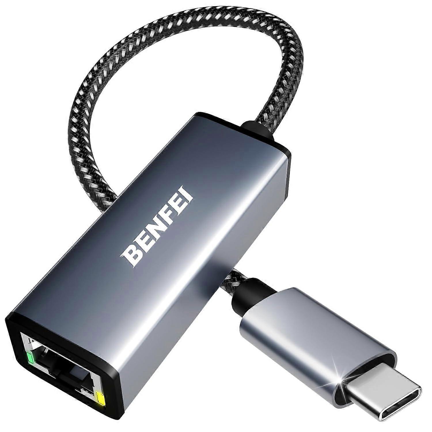 2025 Latest Model  USB-C to Ethernet Adapter, USB Type-C (Thunderbolt 3/4) to