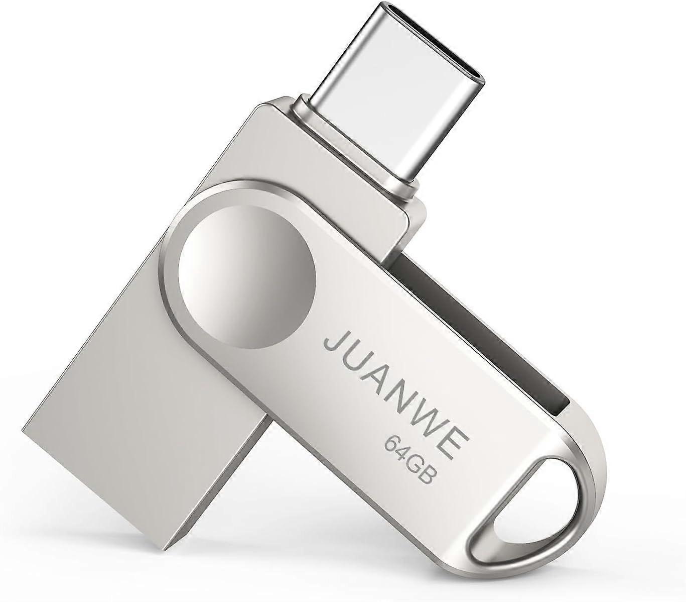 2025 Latest Model  64GB USB C Flash Drive Dual USB 3.0 to USB C Memory Stick