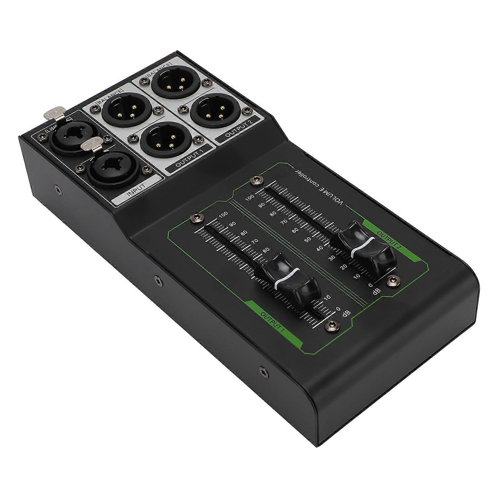High Fidelity Passive Volume Controller with Precise 70mm Fader and Wide Compatibility