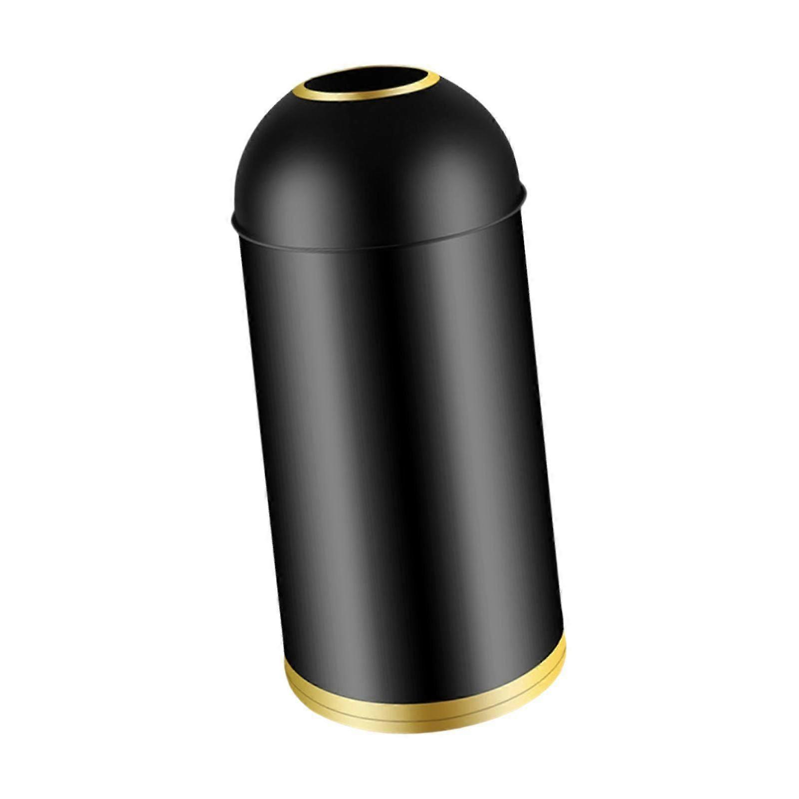 Lightweight Nonslip Trash Bin for Home and Commercial Use, Ideal for Bathroom, in Silver Color