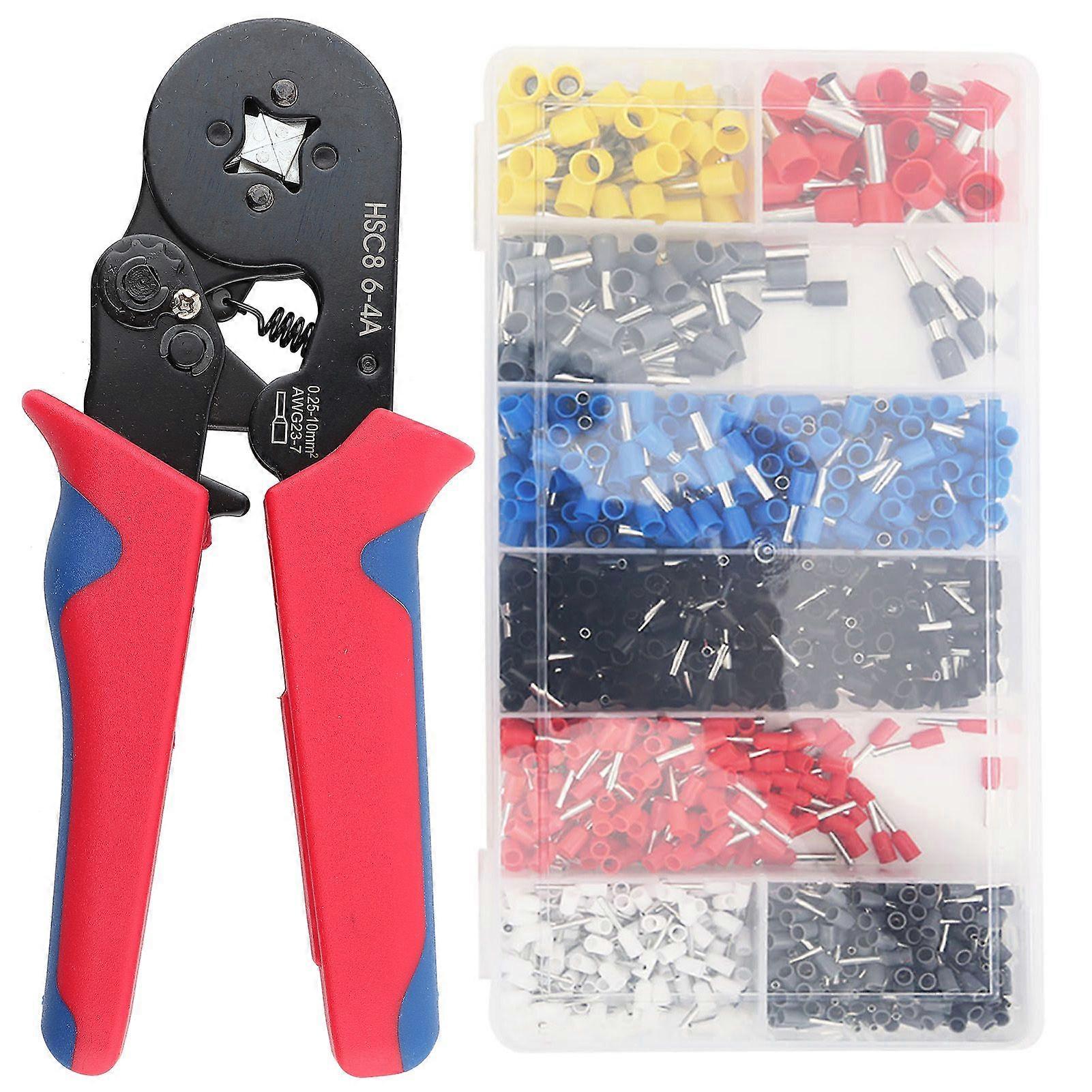 High quality  HSC86-4A Tube Terminal Crimping Tool + 1200PCS Terminals