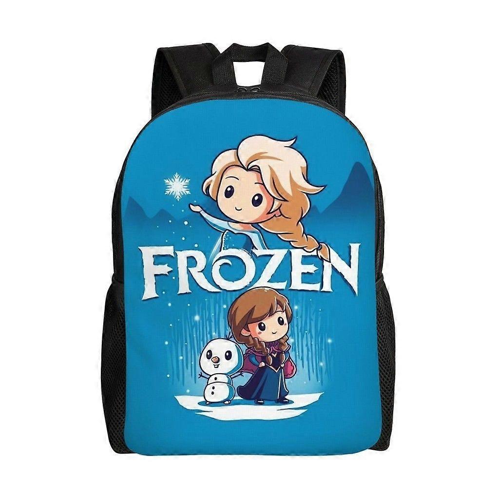 Frozen Versatile Backpack Washable casual style School Student Backpack Trendy Oxford Cloth Computer Bag Unisex-hk3881