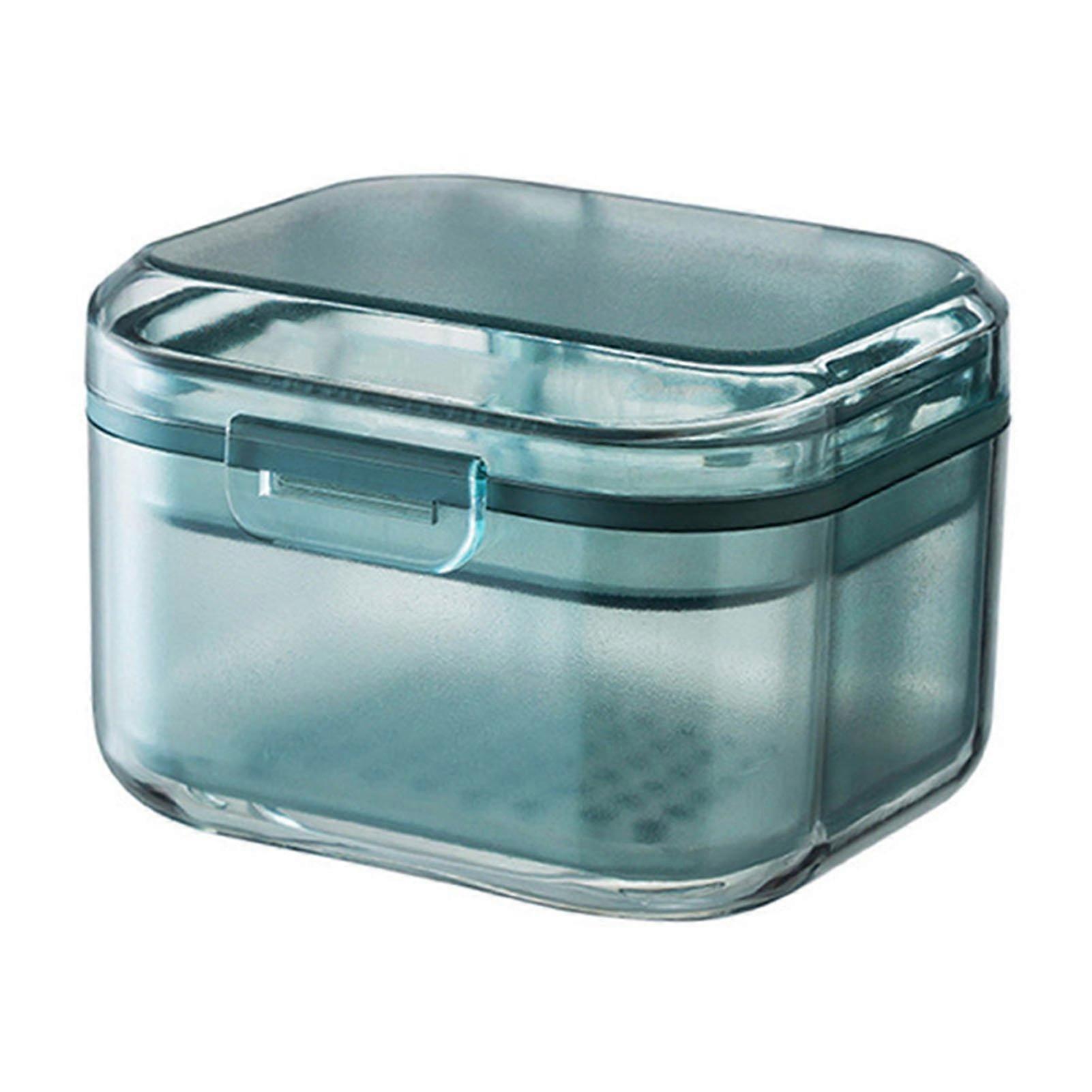 Denture Case Portable Lightweight Prevent Loss Durable Safe False Teeth Storage Box for Travel