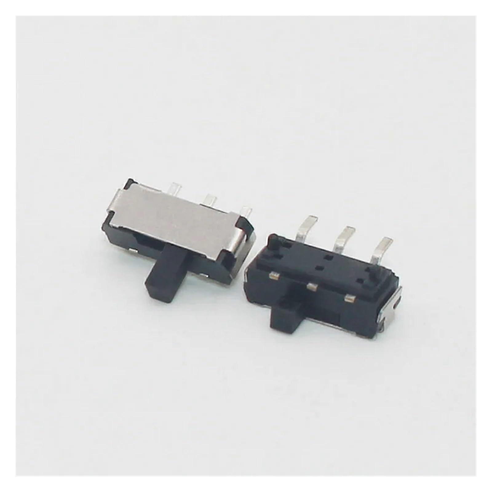 SK19 3 Pin Slide Switch OnOff 2Position Slide Toggle Switch Miniature Horizontal Slide Switch Limit Pack of 10