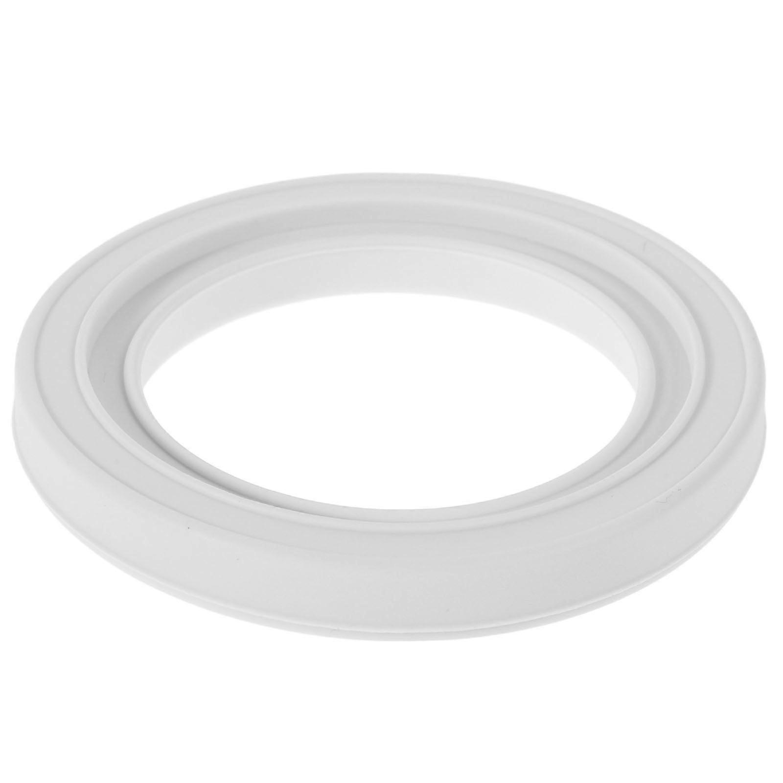 Espresso Maker Seal Coffee Machine Gasket Maintaining Pressure White Circular Shape 1Set