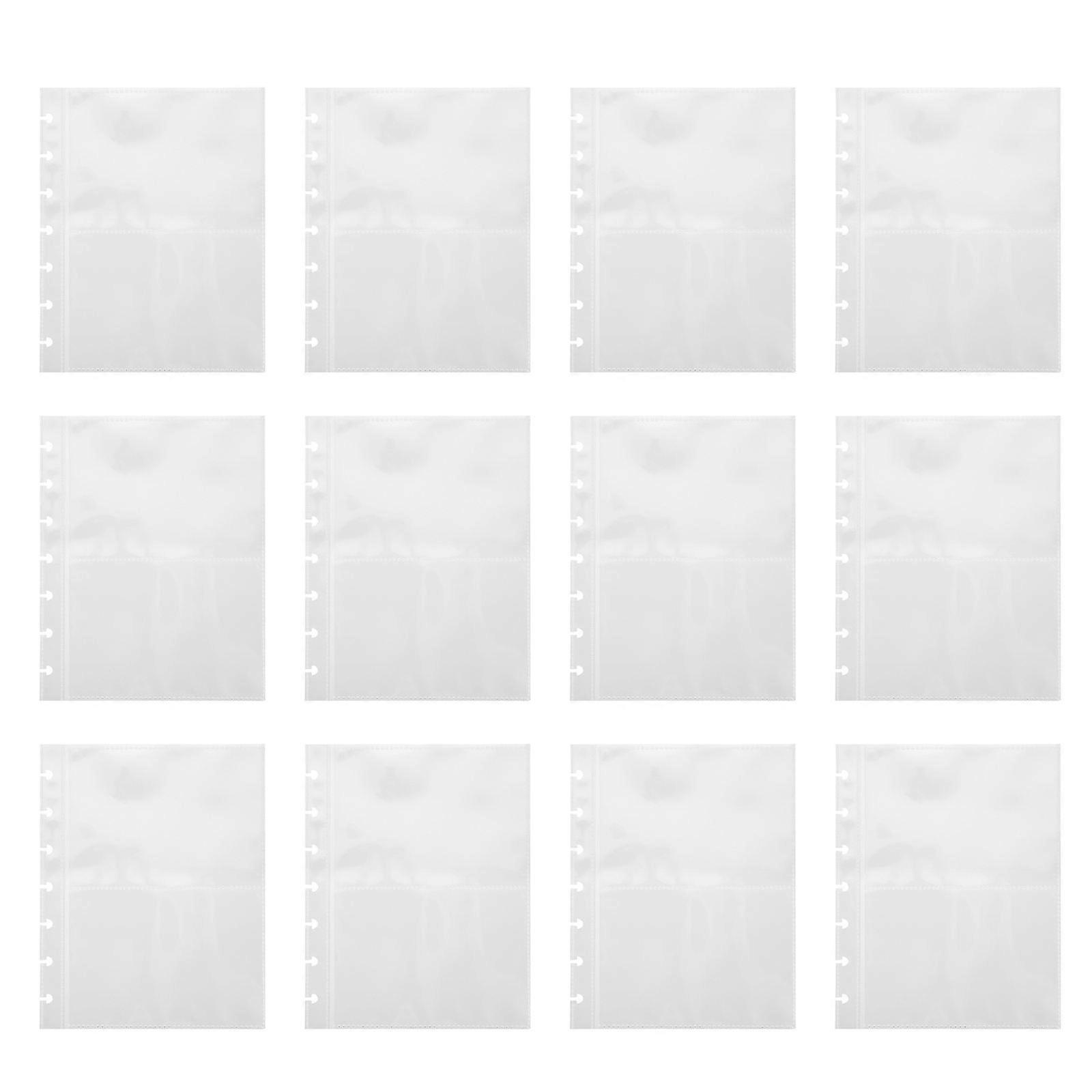 Practical Photo Binders Transparent Plastic for Photographers and Collectors 25Pack
