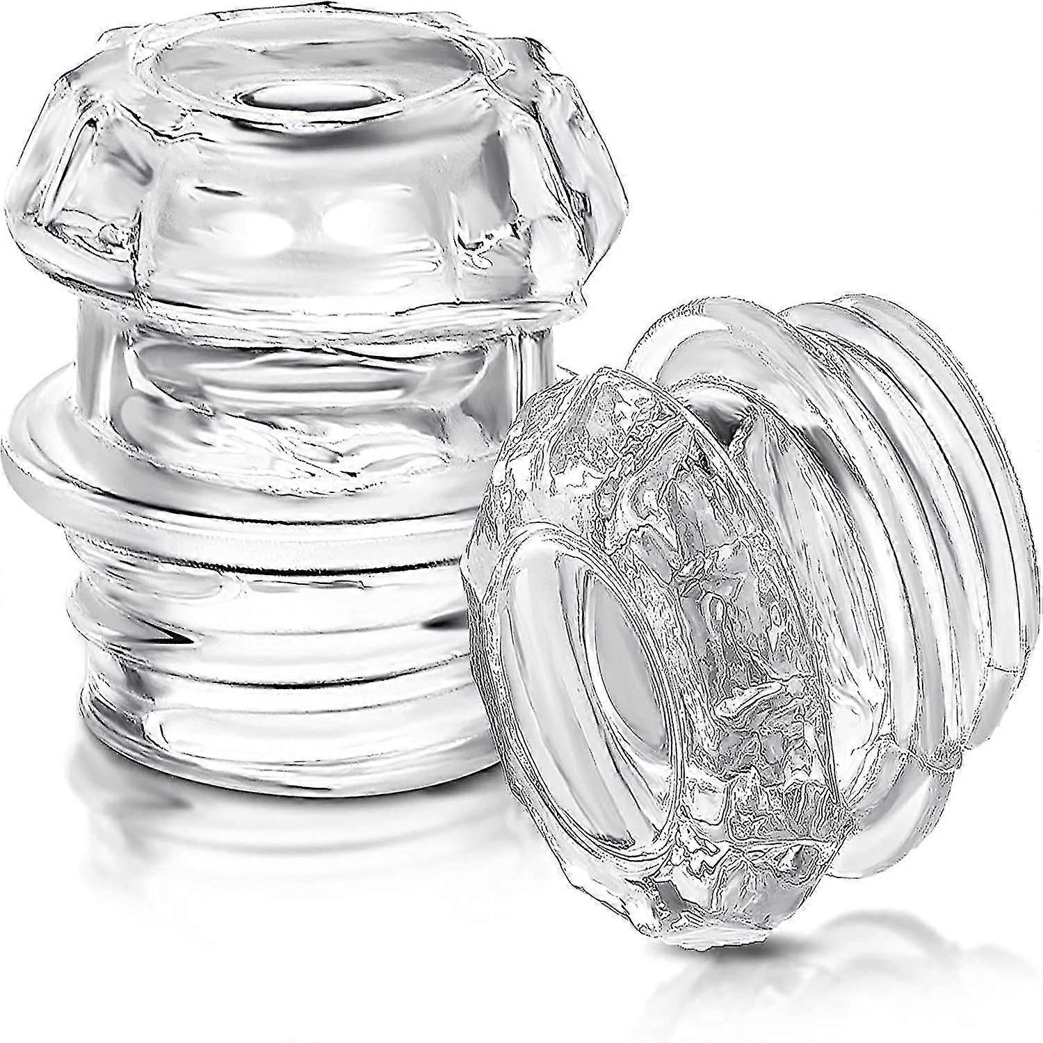 2PCS Coperchio in Vetro Resistente Al Calore di Ricambio con Manopola, Caffè Trasparente Percolatore Top per Filtro Brewer Parti Accessori
