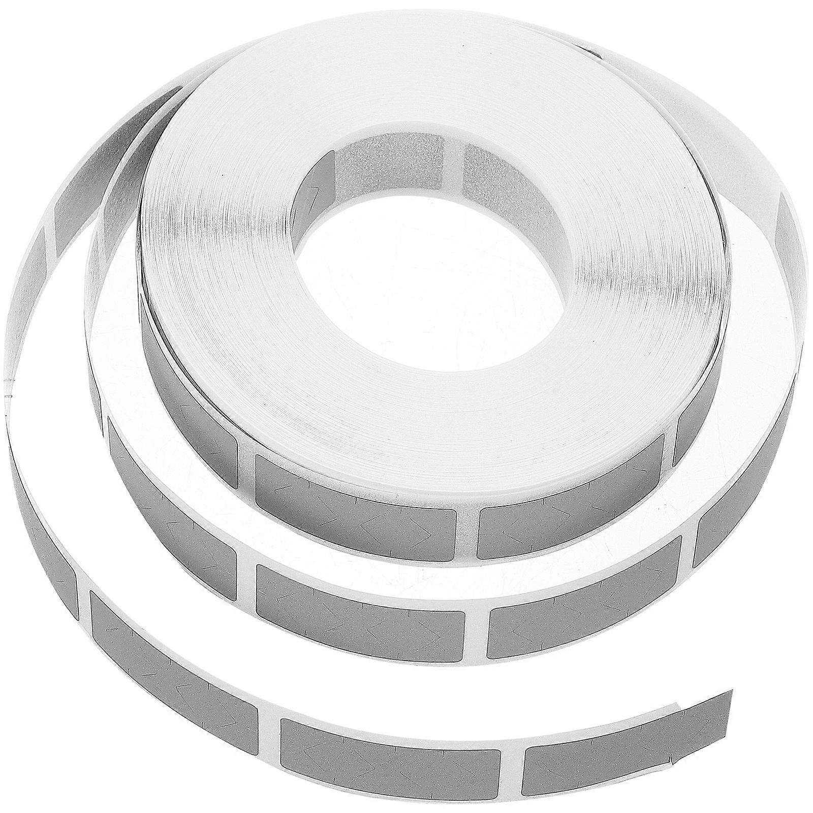 Self-Adhesive Stickers Scratch Off Silver Grey Rectangular For Family And Friends Holiday 1 Roll
