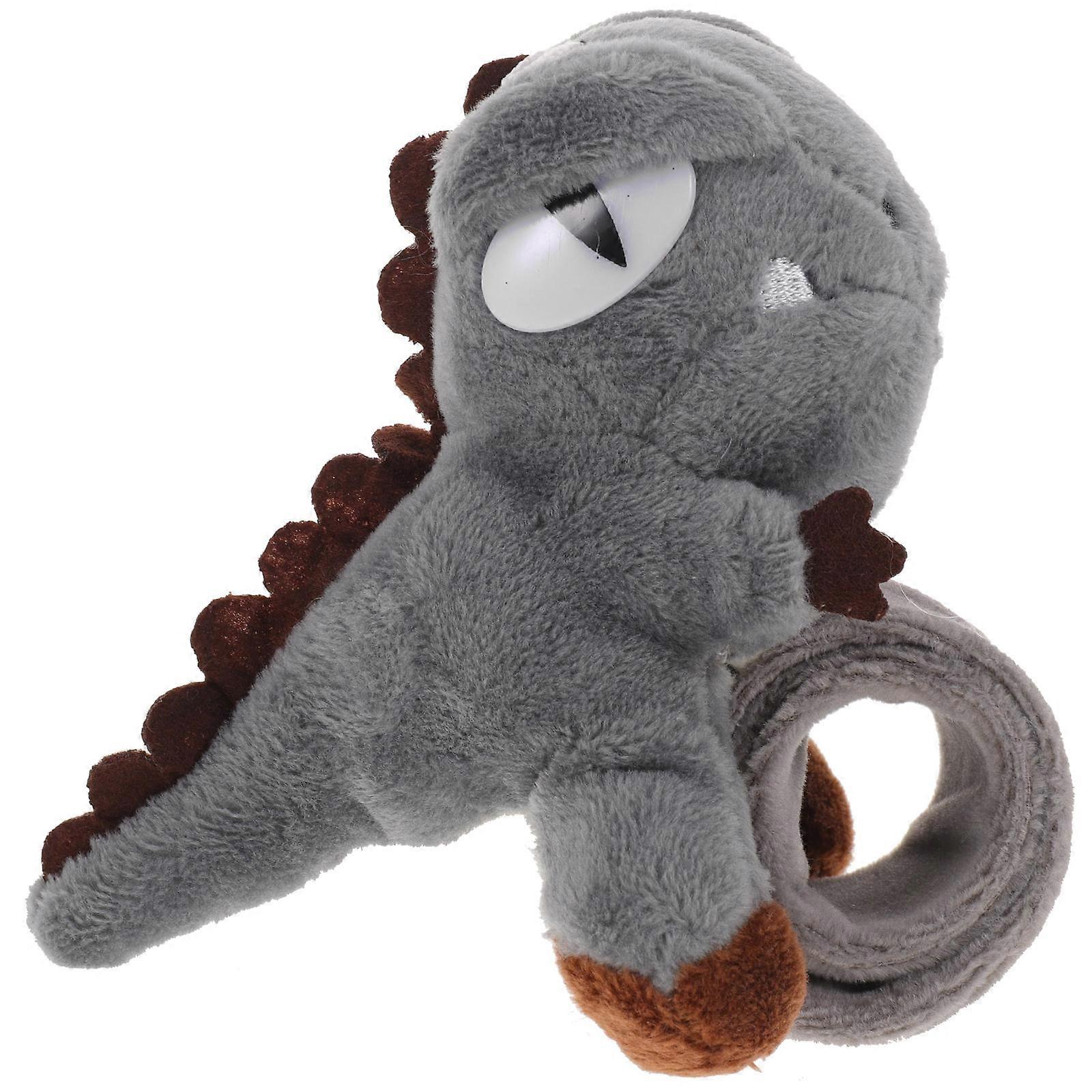 Cute Dinosaur Slap Bracelet Stuffed Animal Wristband for Jungle Party Favors, Birthdays, and Celebrations – Adorable & Easy to Wear