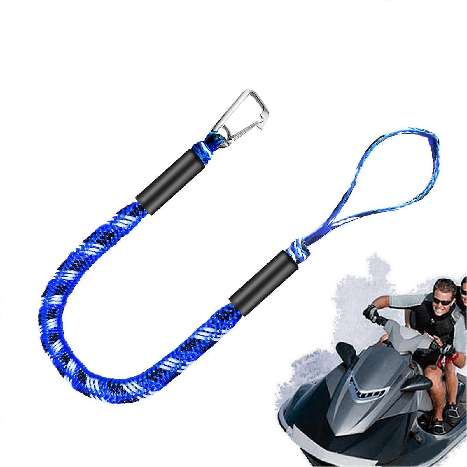 Boat Docking Lines | Boat Shock Absorber Ropes, Kayak Mooring Line, Anchor Rope for Canoe, Pontoon, Blue