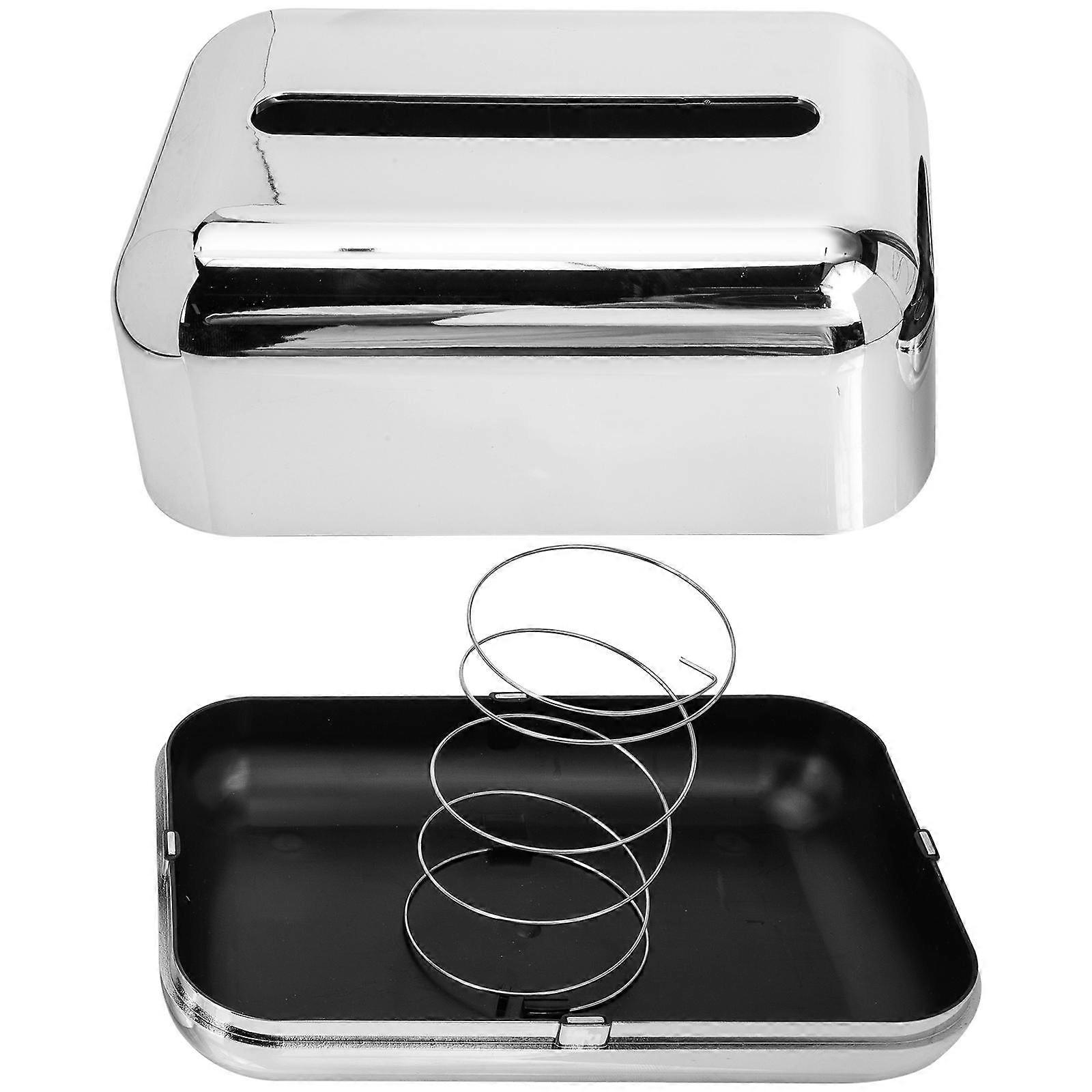 Elegant Style Tissue Case Anti Skid ABS Material For Hotel 18X12CM 1Set