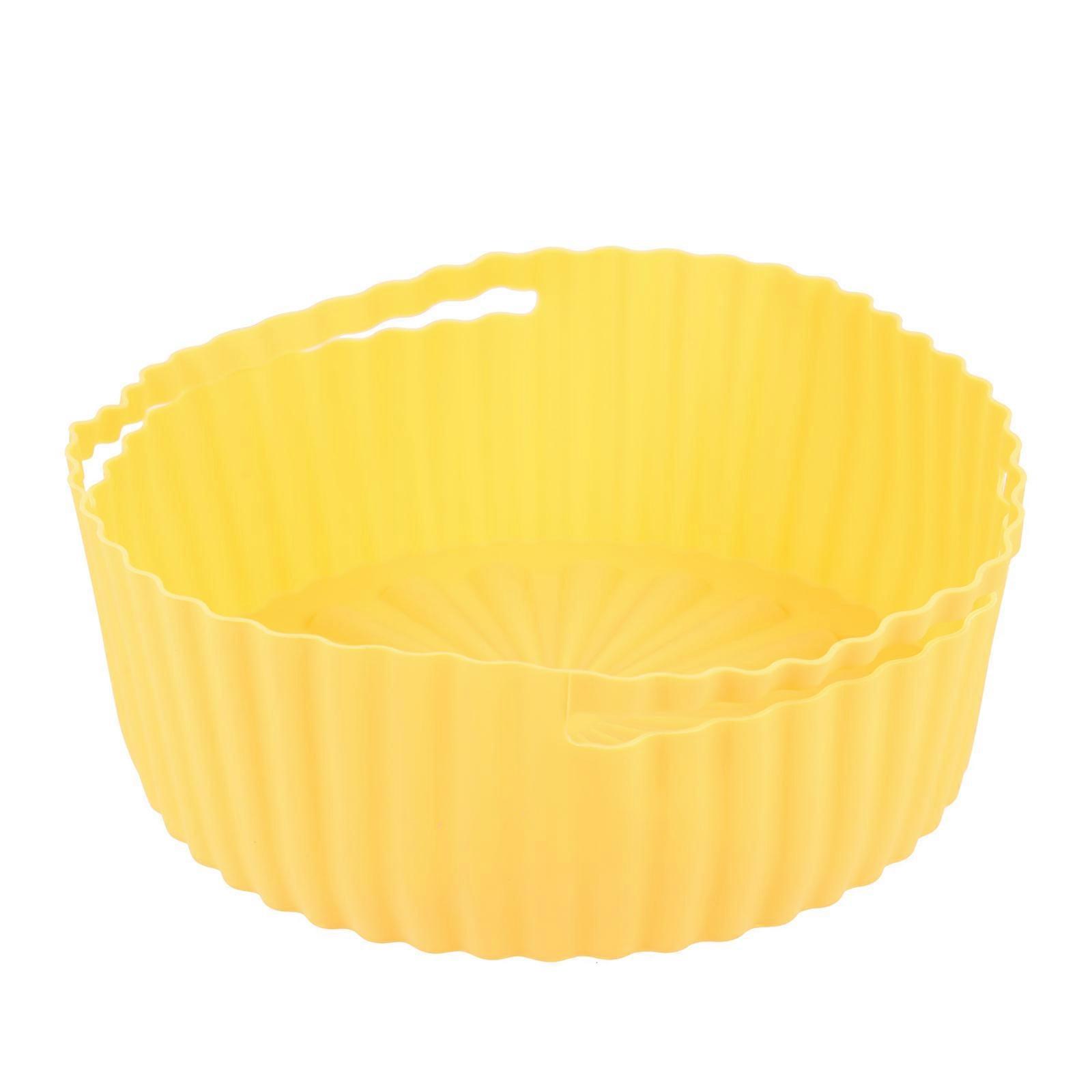 Silicone Air Fryer Liner Food Cooking Mat Baking Cooking 19X19X7CM Non-Stick Easy Cleaning 1Pack