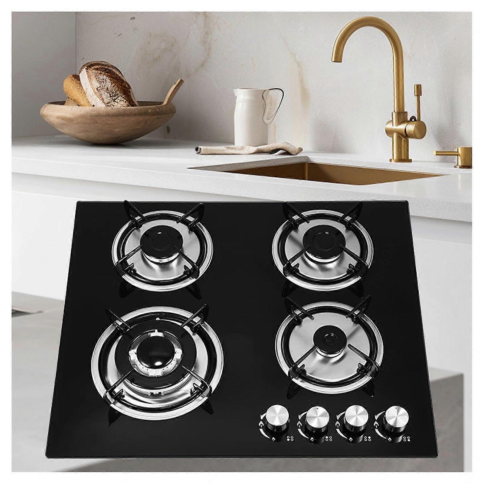 4burner gas stove with automatic flame protection, 4burner gas cooktop, 60cm gas cooker