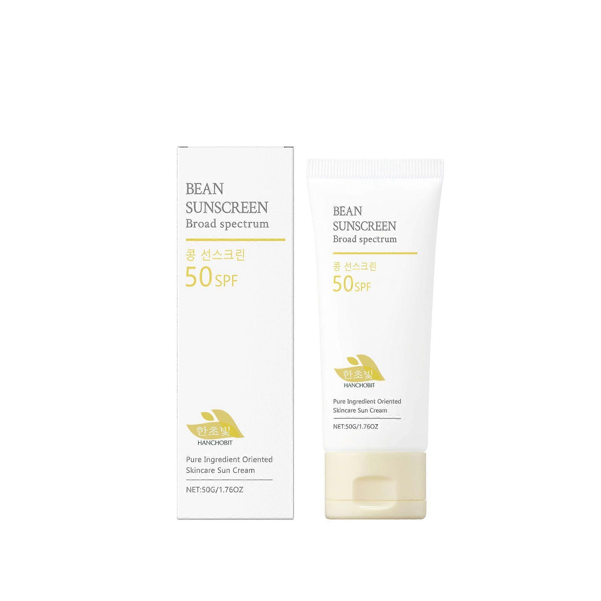 Bean Sunscreen SPF 50 Airy Texture Type For Face Korean Skin Care Water-fit Sun Serum Sunscreen