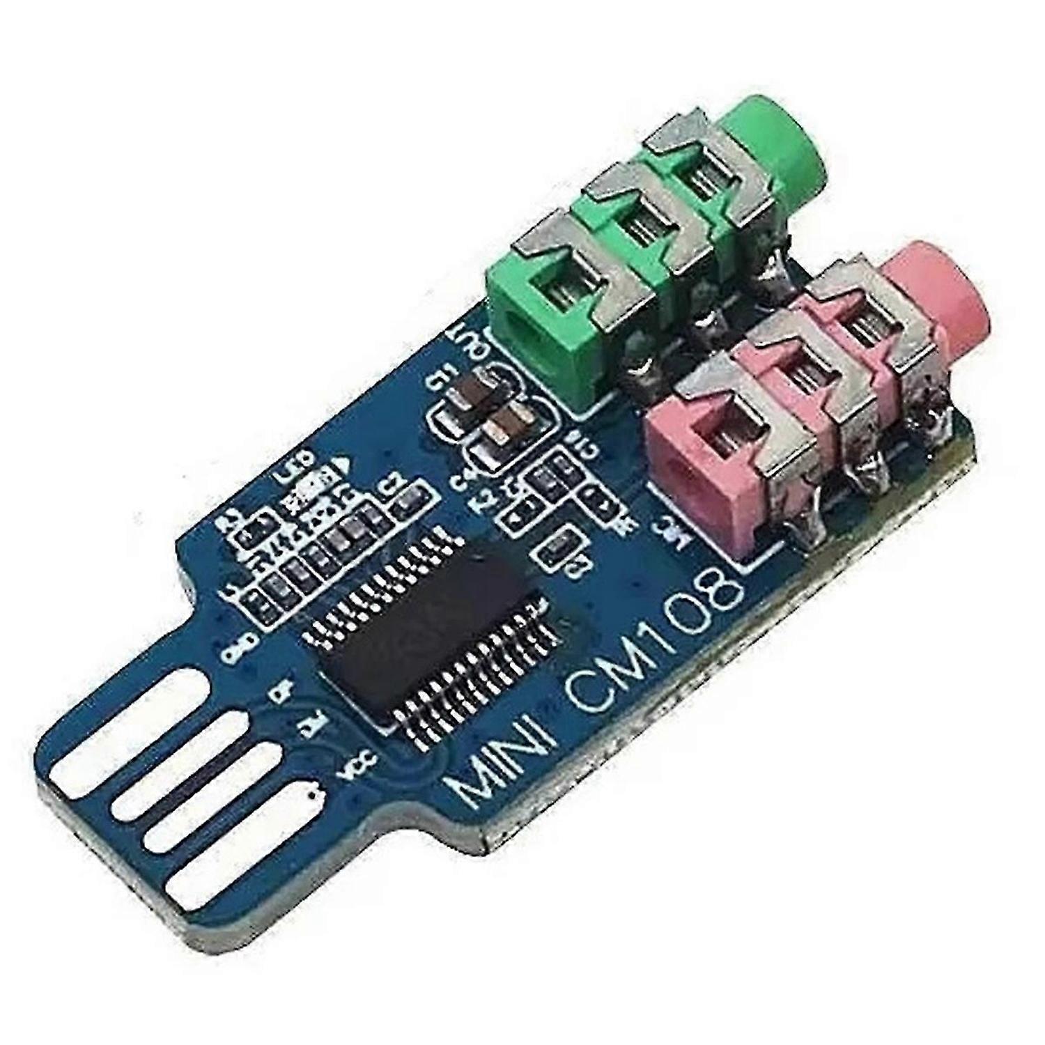 Driveless USB Sound Card Computer External Sound Card Module Laptop Sound Card CM108 USB Sound Card