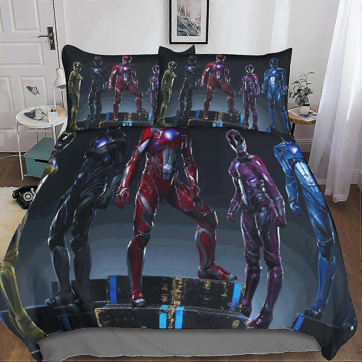 Sci-fi Themed Duvet Cover Set Bedding 3 Pieces Soft Microfiber with Pillowcases and Zipper Closure