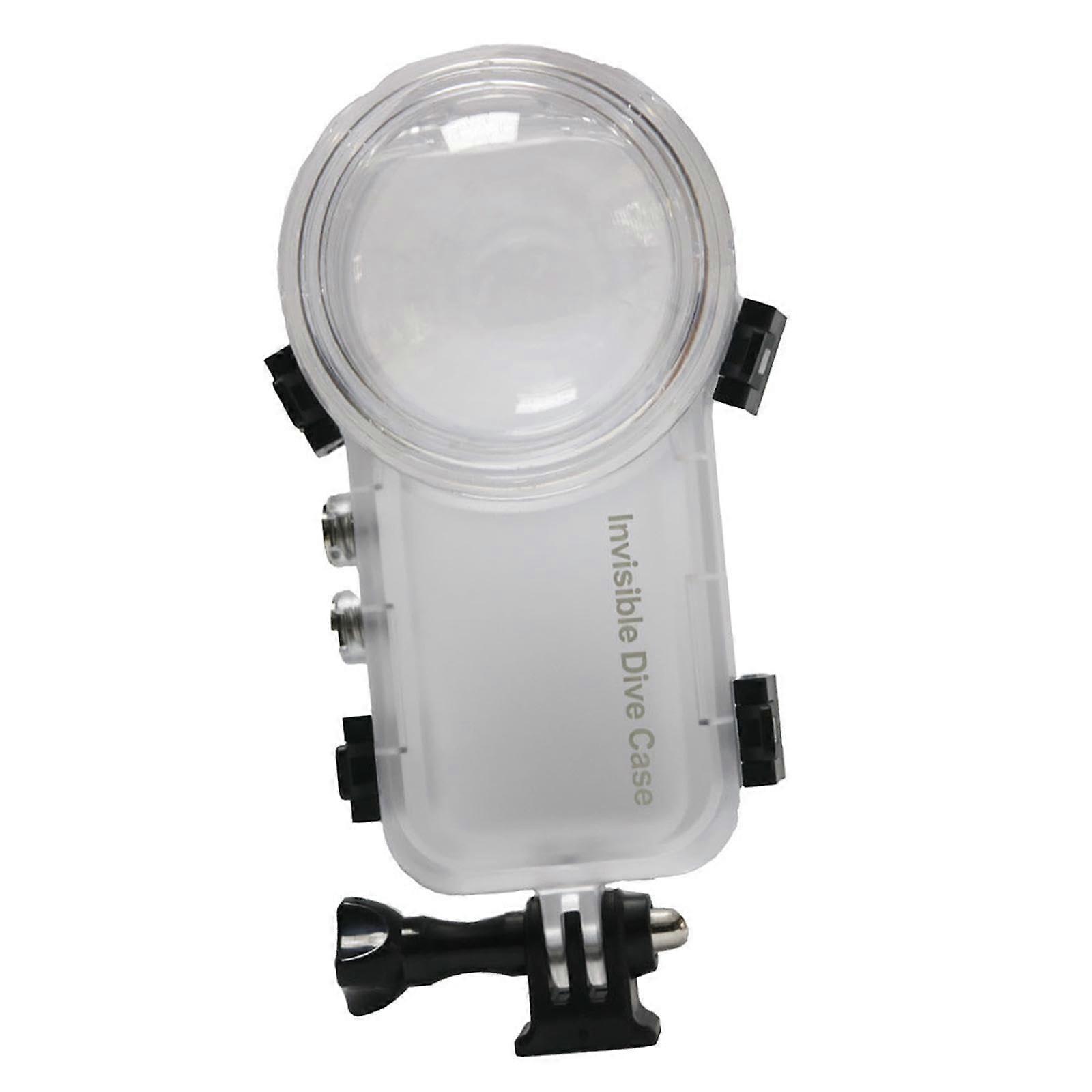 Dive Case for X3, 360-Degree Video Camera Case, Underwater Protective Box, Waterproof Housing, Crystal Clear