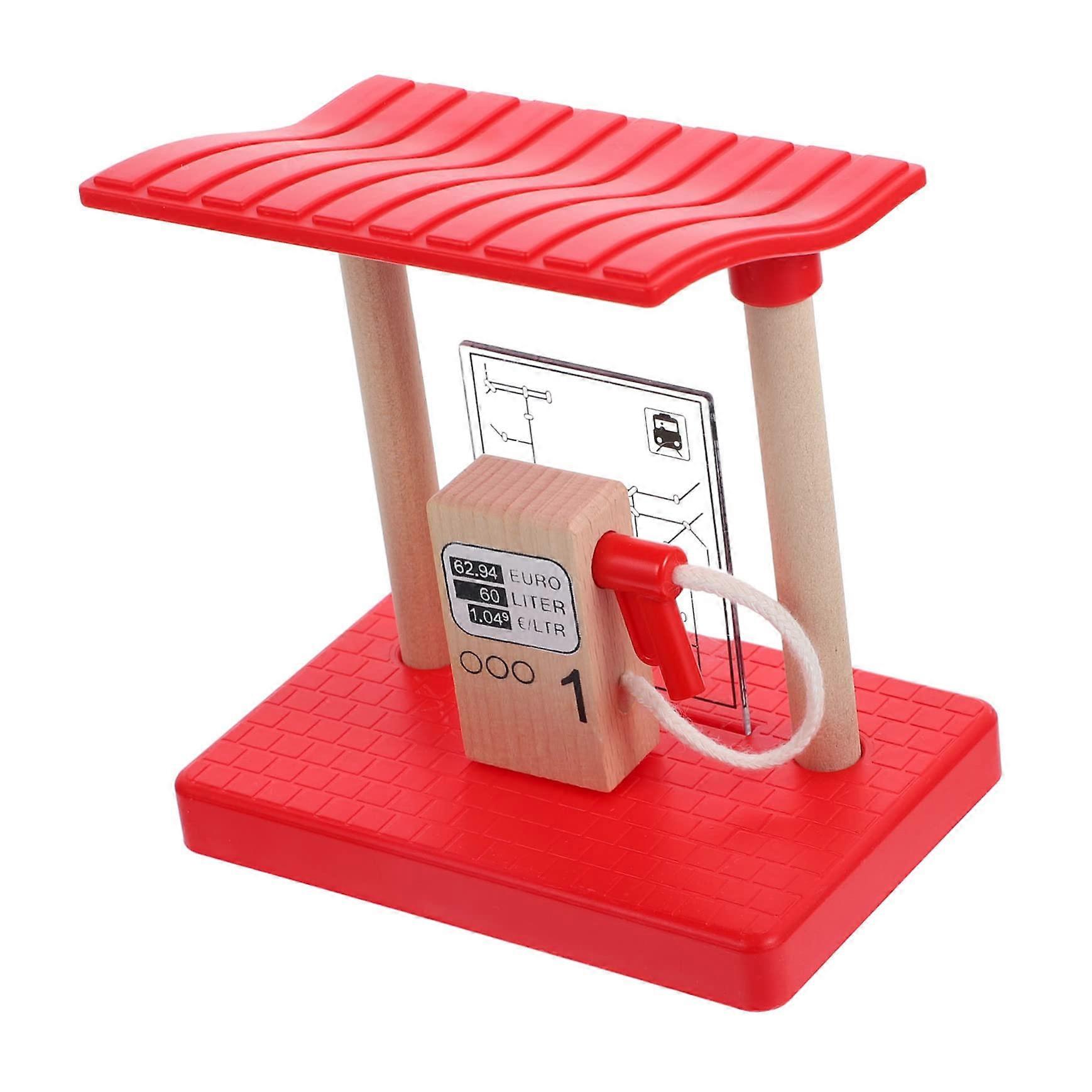 Wooden toy for trains simulation model for creative play worlds garden playroom for train lovers