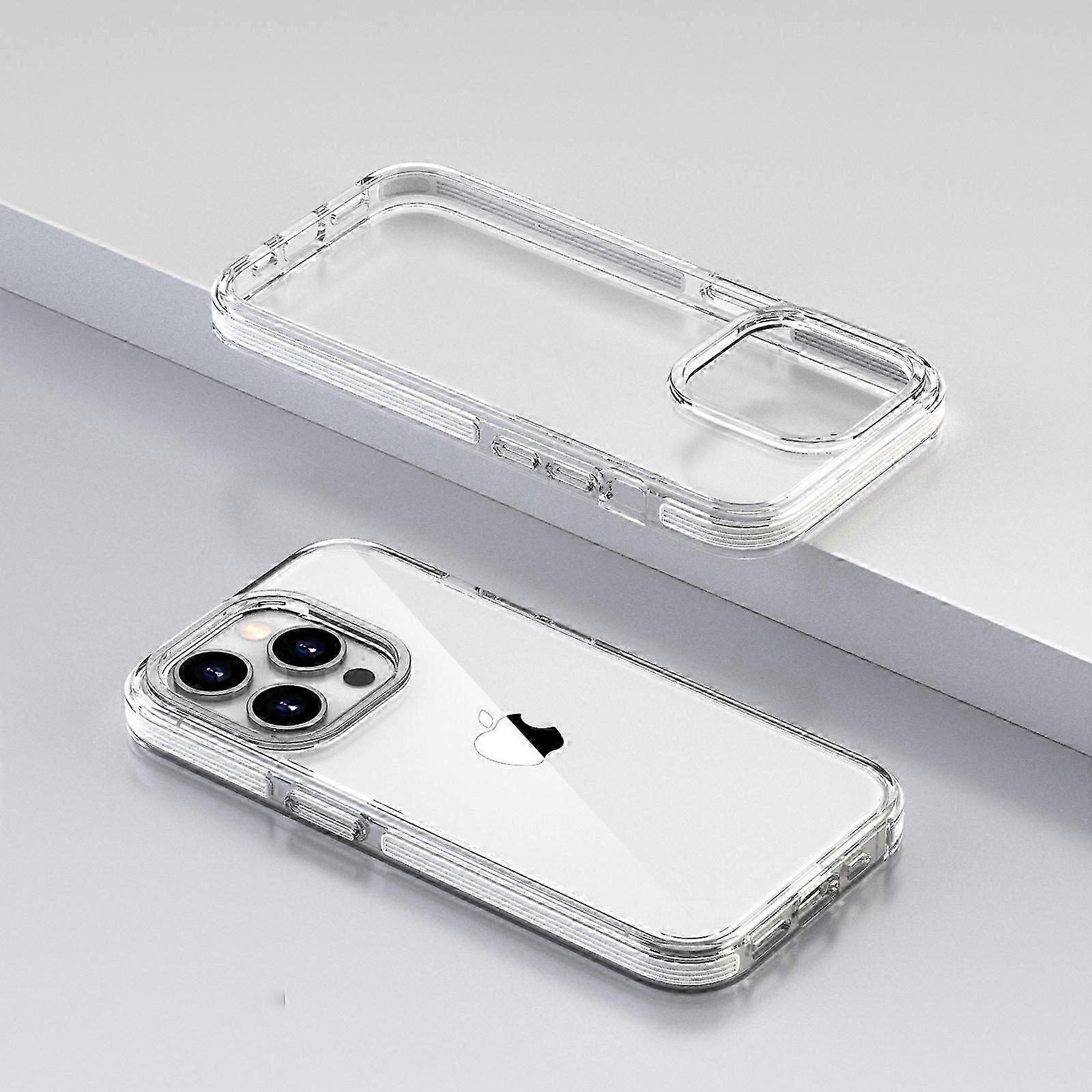 Clear Case for iPhone 15 Pro Max, Ultra-Sleek Raised Edges Protect Camera & Screen Case Cover for iphone 15 Pro Max