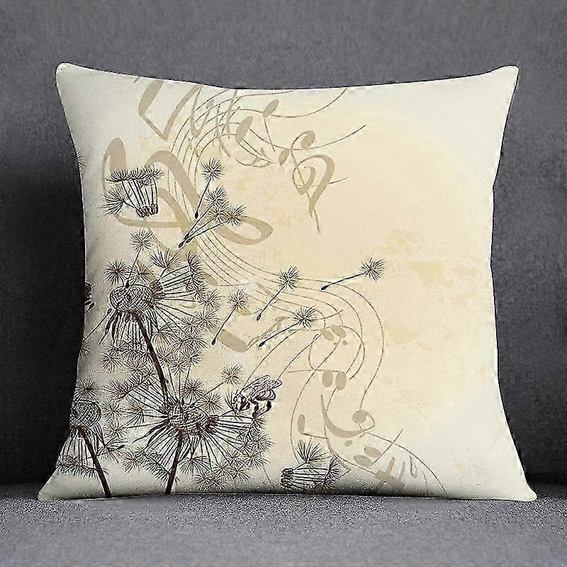 פתק מוזיקלי סדרת גיטרה עיצוב כרית מרובעת לקישוט הבית ושימוש משרדי, כיסוי כרית עיצוב מסוגנן 1216jpjcjh