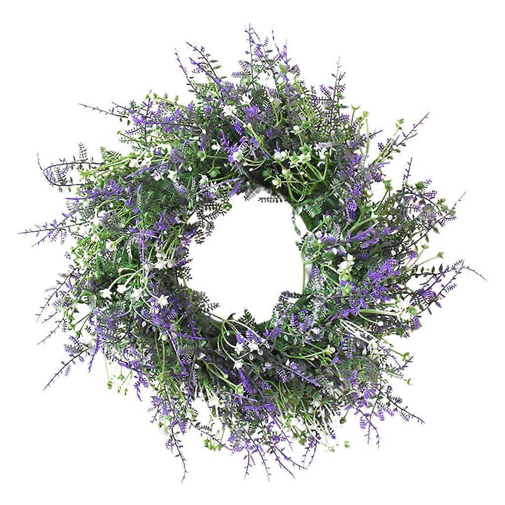 Door Hanging Wreath, Beautifully Textured, Reusable Plastic Baby Shower Festive Artificial Flower Wreath