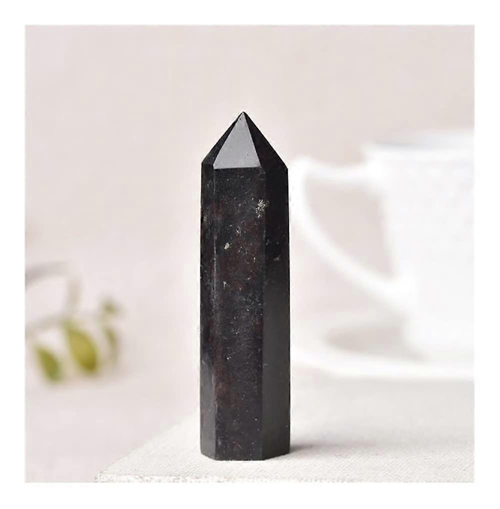 Balance Natural Crystal Stone Healing Crystal Point Generator Tower Lucky Stone Necklace (Color: Fireworks Stone, Size: 7080mm)